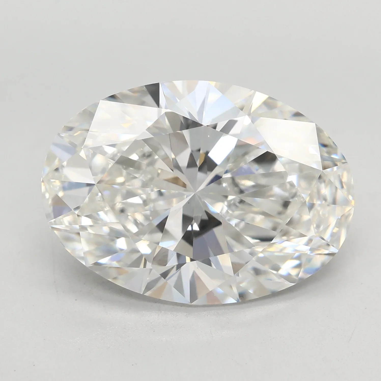 7.06Ct F VVS2 IGI Certified Oval Lab Grown Diamond