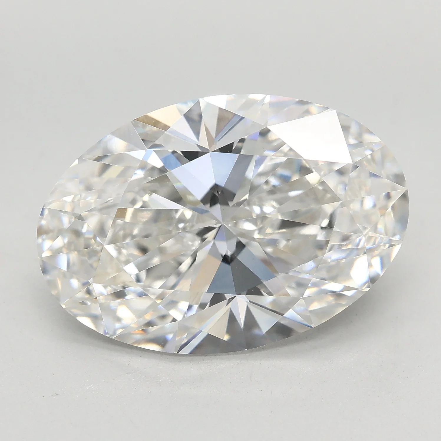 7.01Ct F VVS2 IGI Certified Oval Lab Grown Diamond