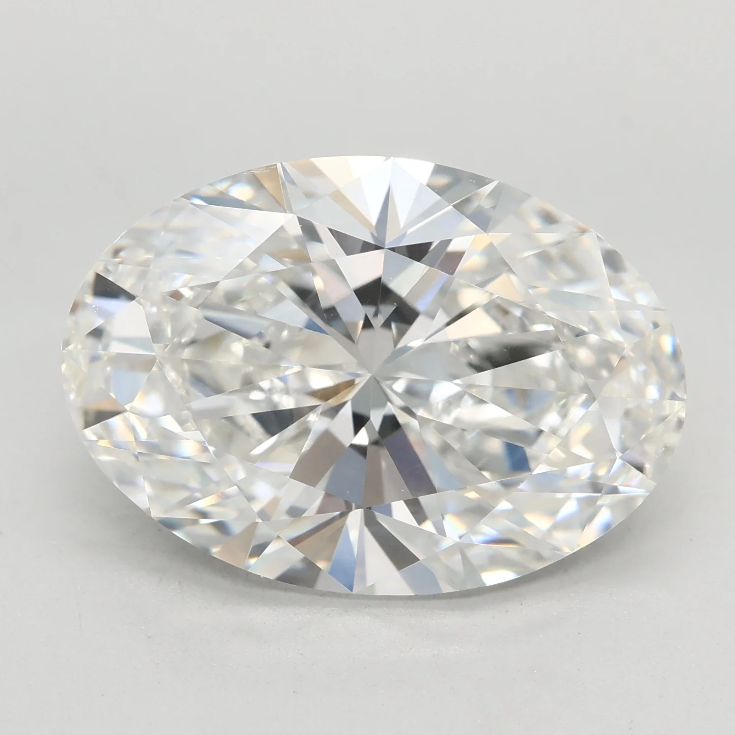 7.58Ct E VVS2 IGI Certified Oval Lab Grown Diamond