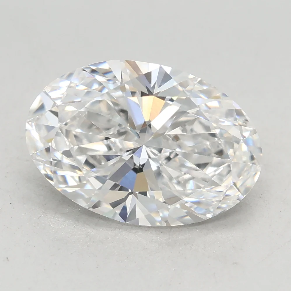 2.01Ct D VVS2 IGI Certified Oval Lab Grown Diamond