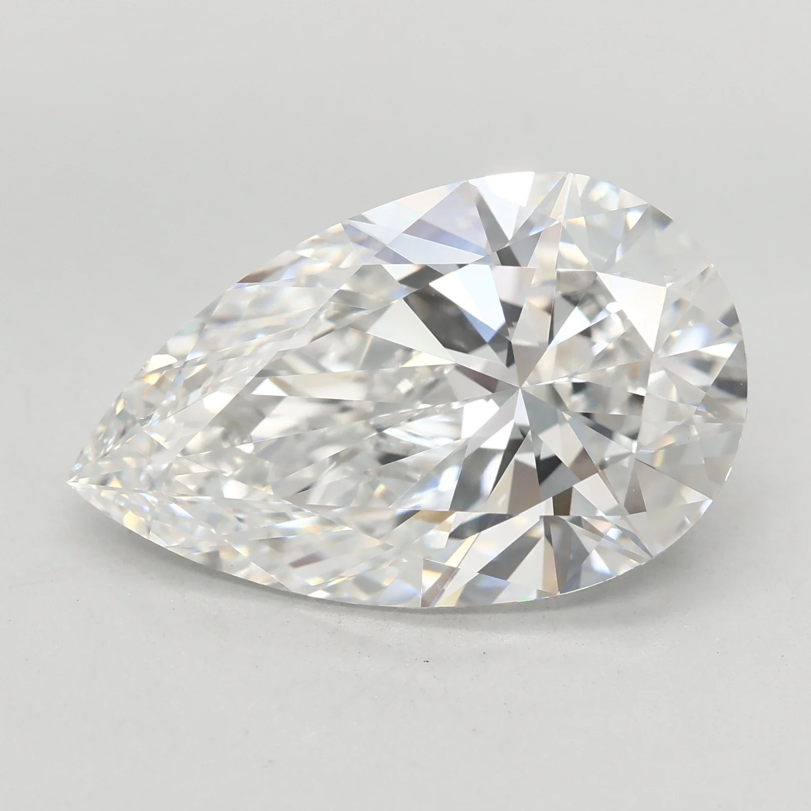 7.08Ct E VVS2 IGI Certified Pear Lab Grown Diamond