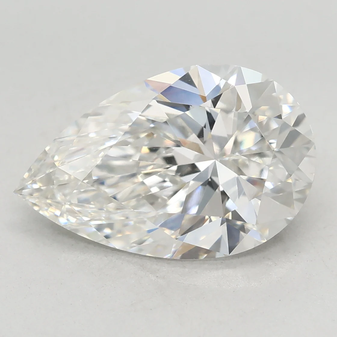 3.03Ct F VVS2 IGI Certified Pear Lab Grown Diamond