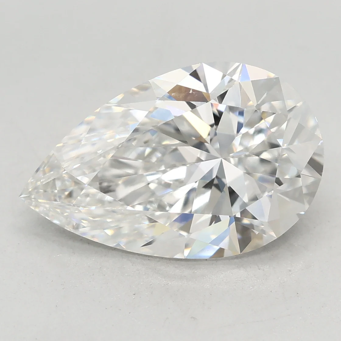 3.03Ct E VVS2 IGI Certified Pear Lab Grown Diamond