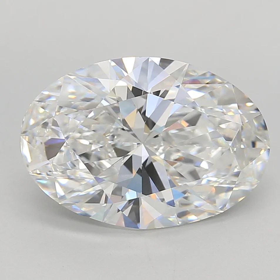 7.02Ct E VVS2 IGI Certified Oval Lab Grown Diamond