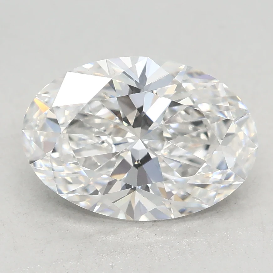 1.58Ct D VVS2 IGI Certified Oval Lab Grown Diamond