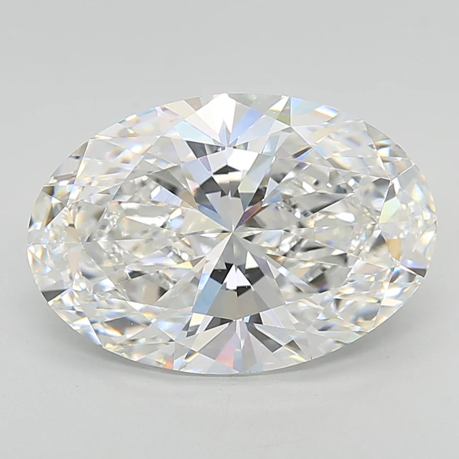 7.02Ct E VVS2 IGI Certified Oval Lab Grown Diamond