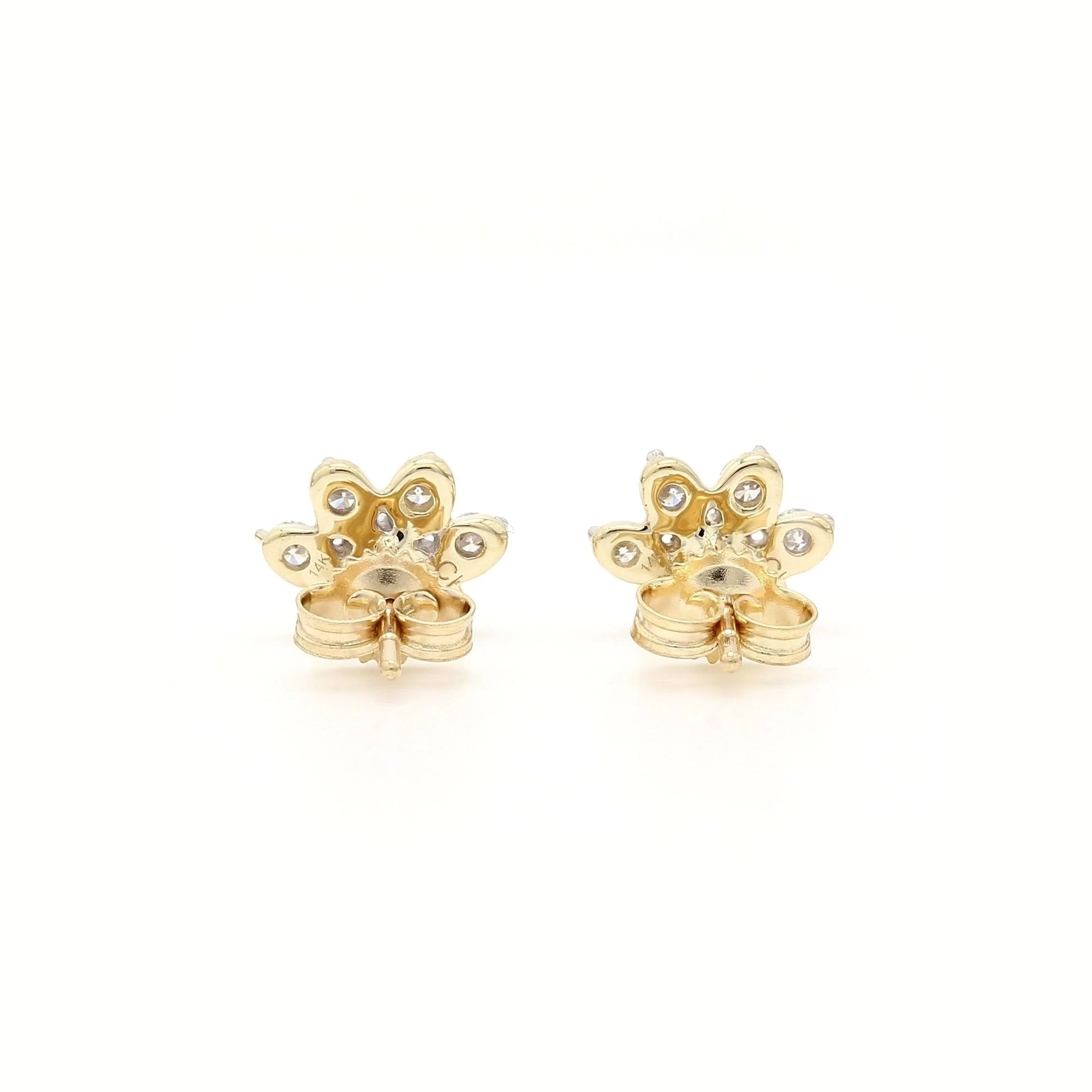 Paw Earrings 1/4Ctw - Image 3
