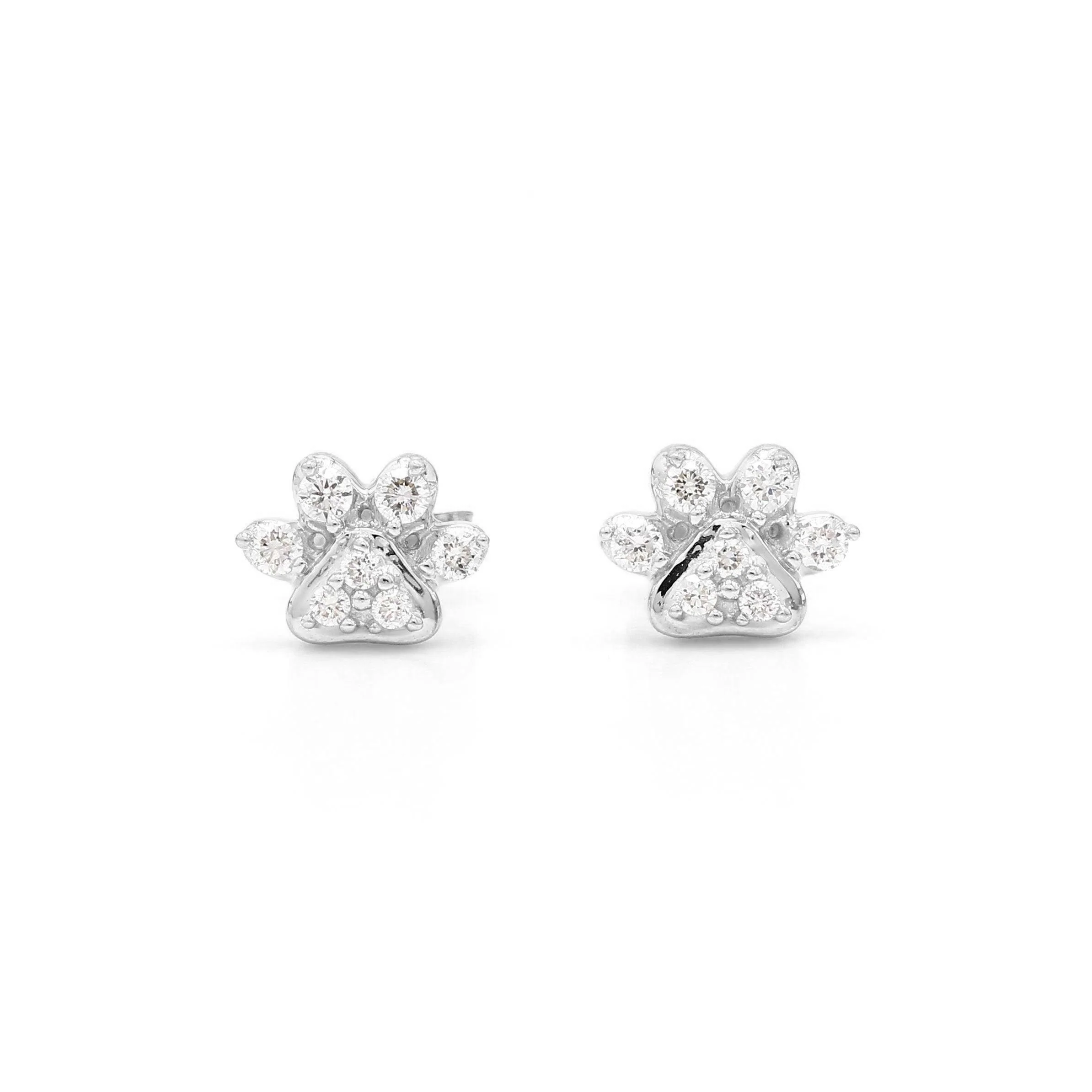 Paw Earrings 1/4Ctw - Image 5