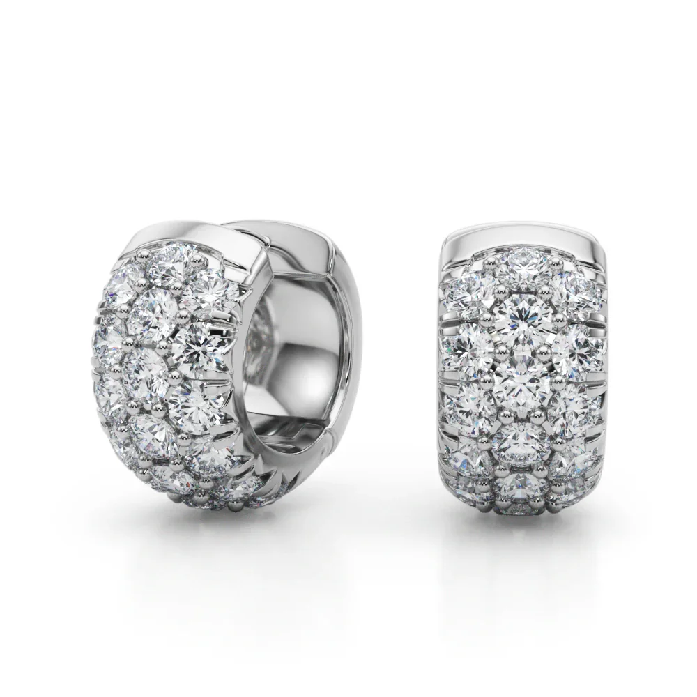 Lorie 3 Row Earrings