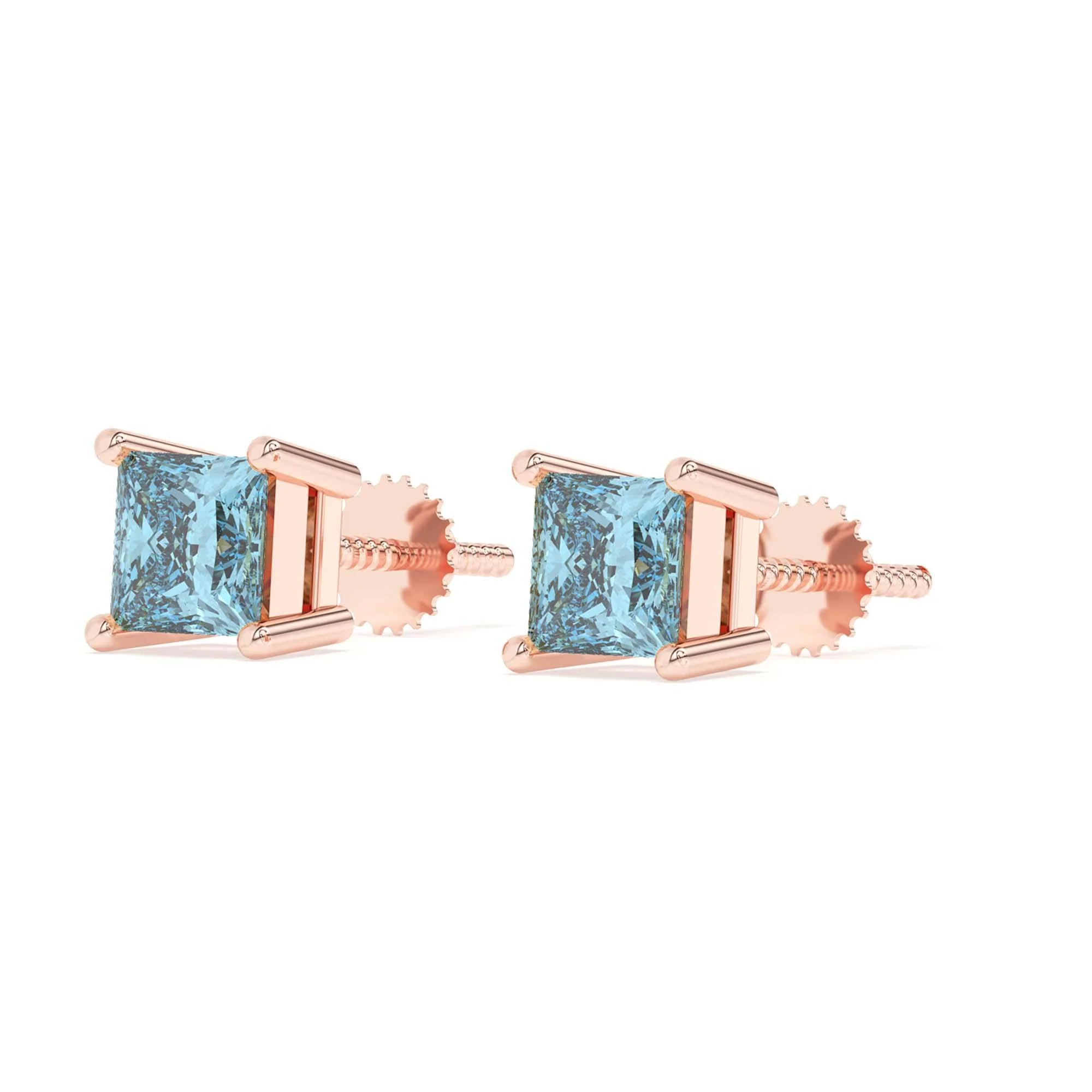 Mina Earrings 1/4Ctw Blue - Image 4