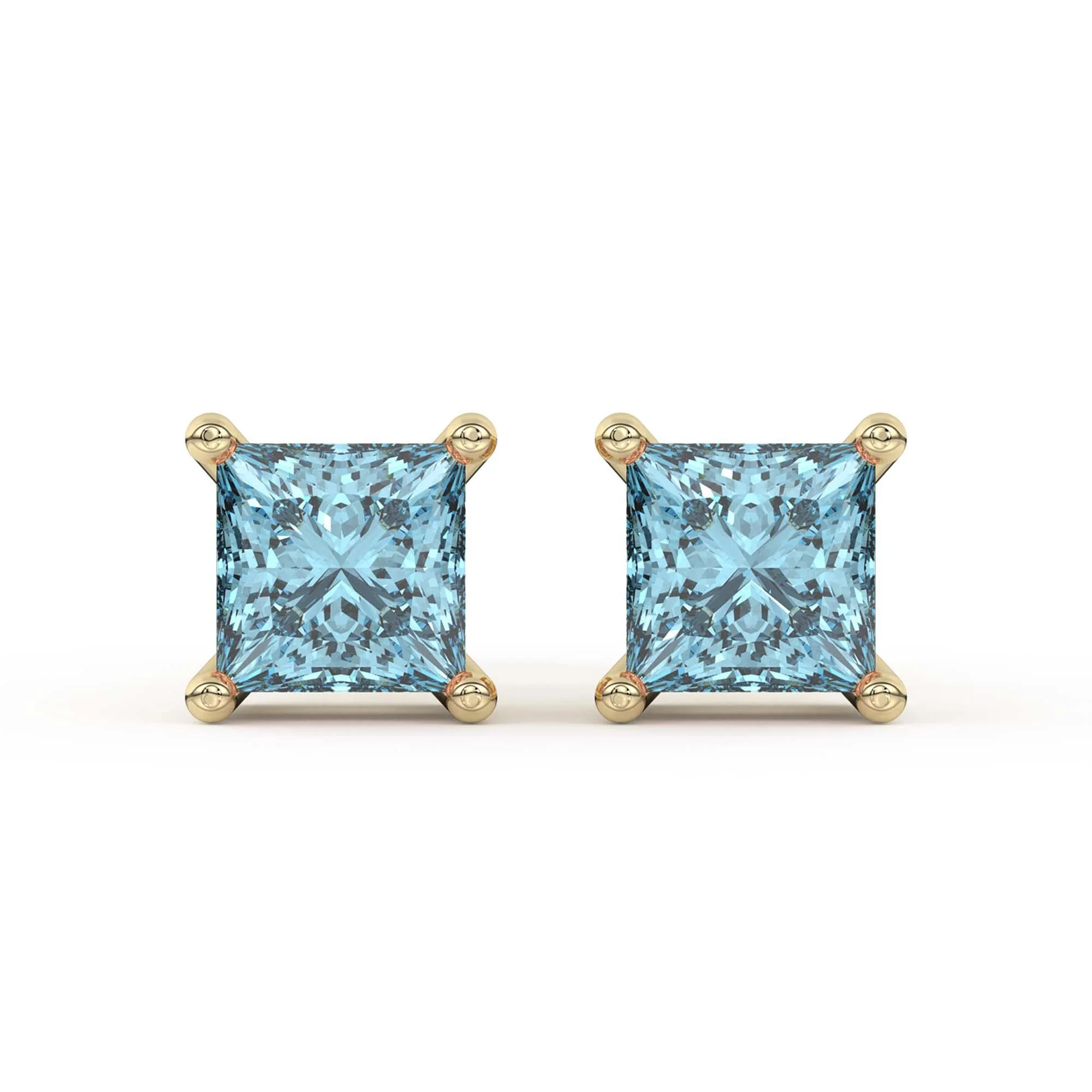 Mina Earrings 1/4Ctw Blue - Image 5