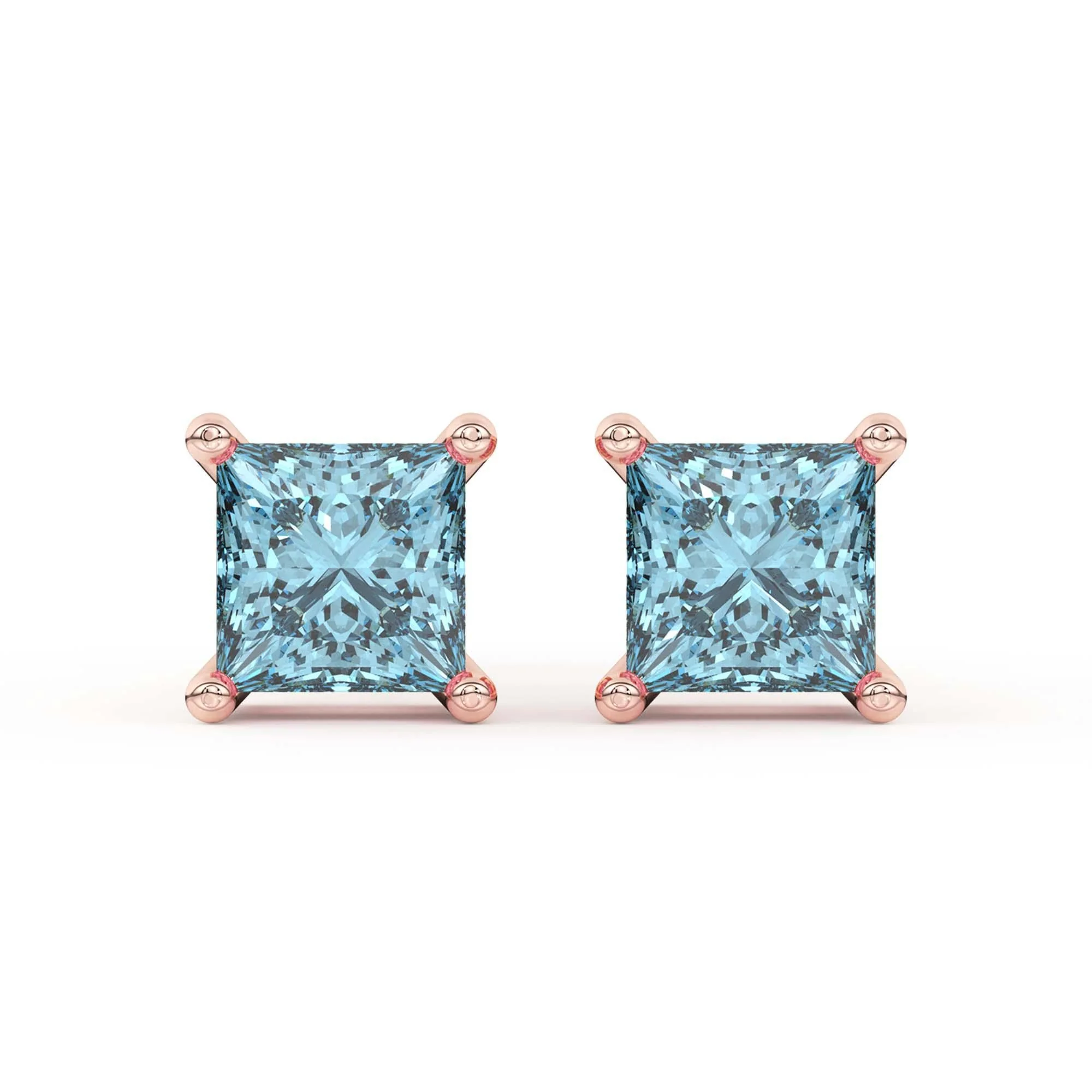 Mina Earrings 1/4Ctw Blue - Image 6