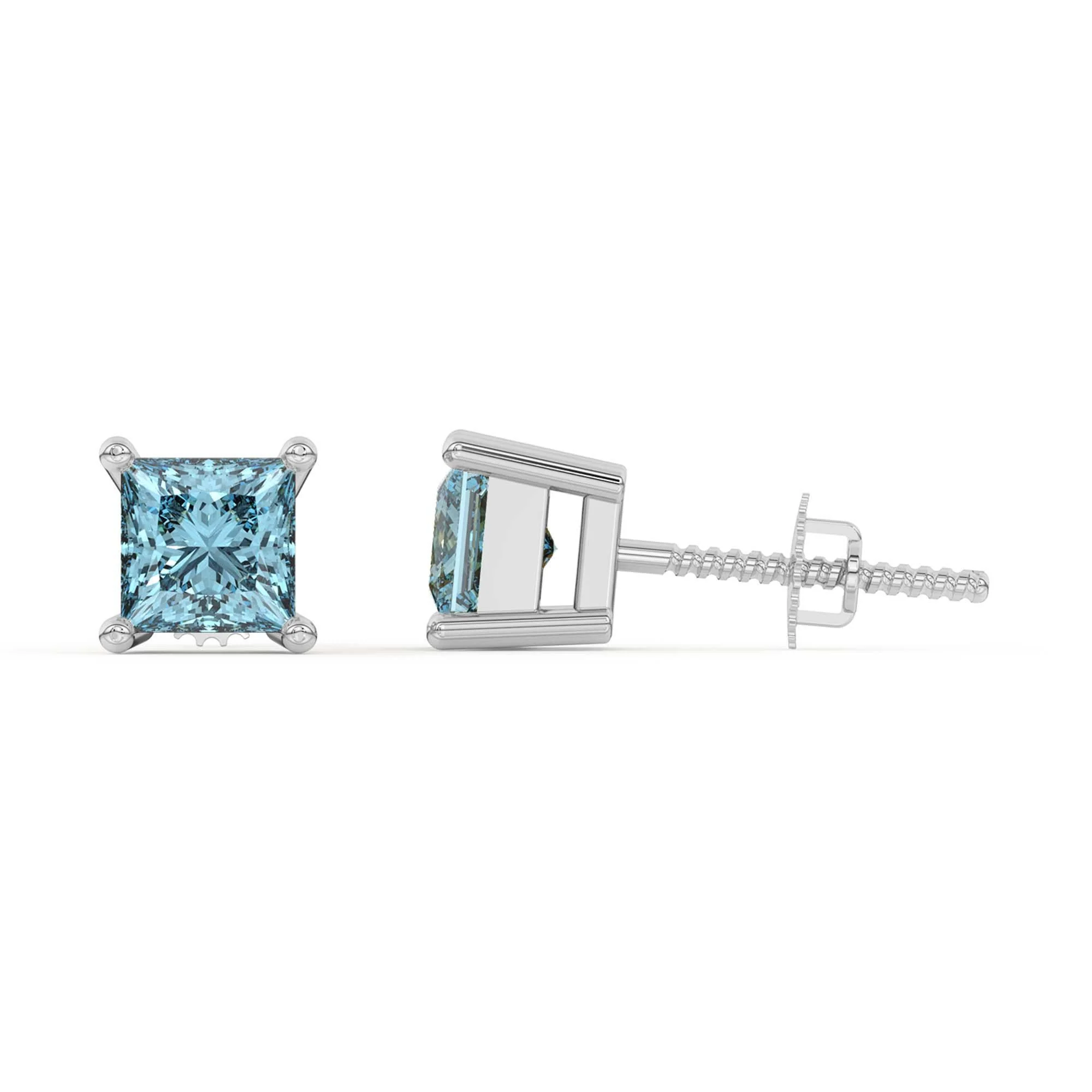Mina Earrings 1/4Ctw Blue - Image 7