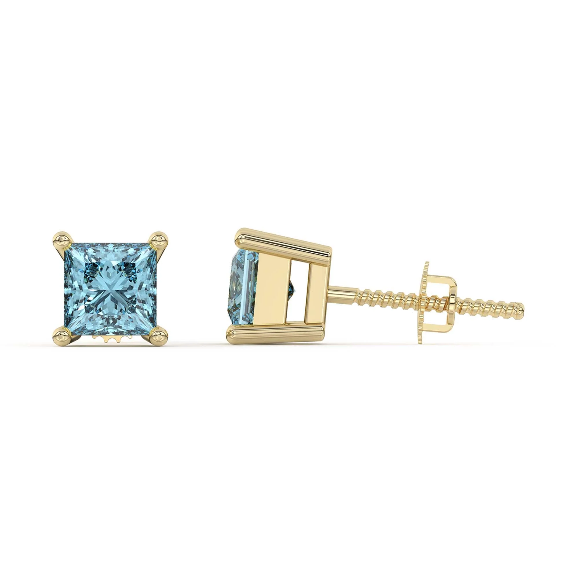 Mina Earrings 1/4Ctw Blue - Image 8