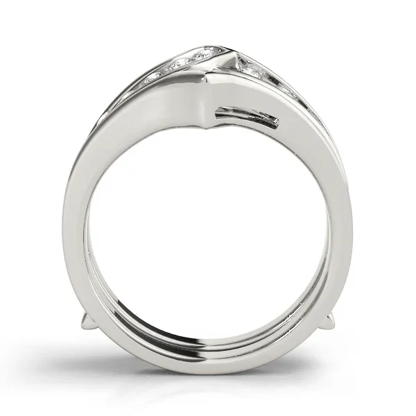 Chevron Channel Ring Enhancer 1/2Ctw - Image 2