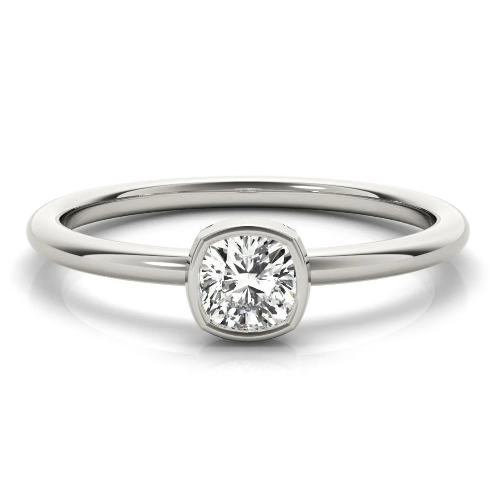 Genina Cushion Ring 3/8Ctw - Image 3
