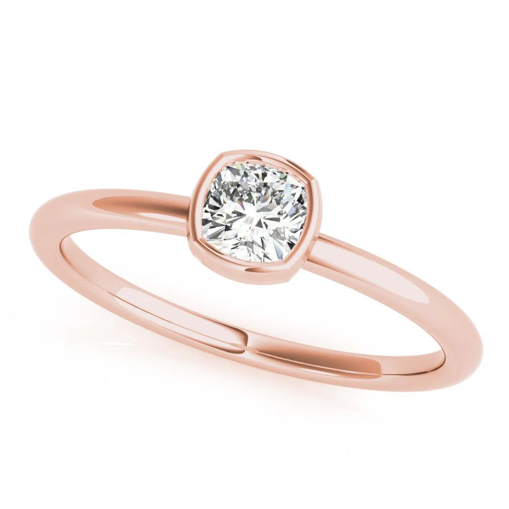 Genina Cushion Ring 3/8Ctw - Image 5