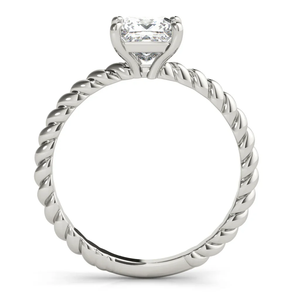 Helen Solitaire Setting - Princess - Image 2