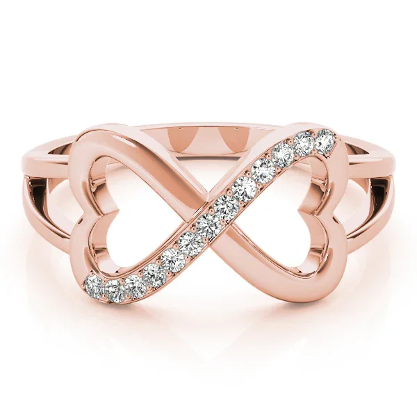 Infinity Heart Diamond Ring - Image 2