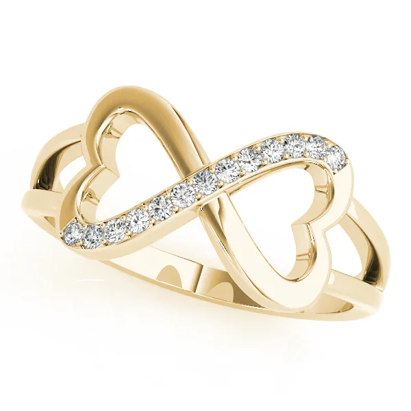 Infinity Heart Diamond Ring - Image 5