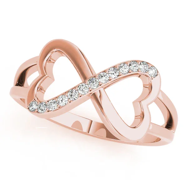 Infinity Heart Diamond Ring - Image 6