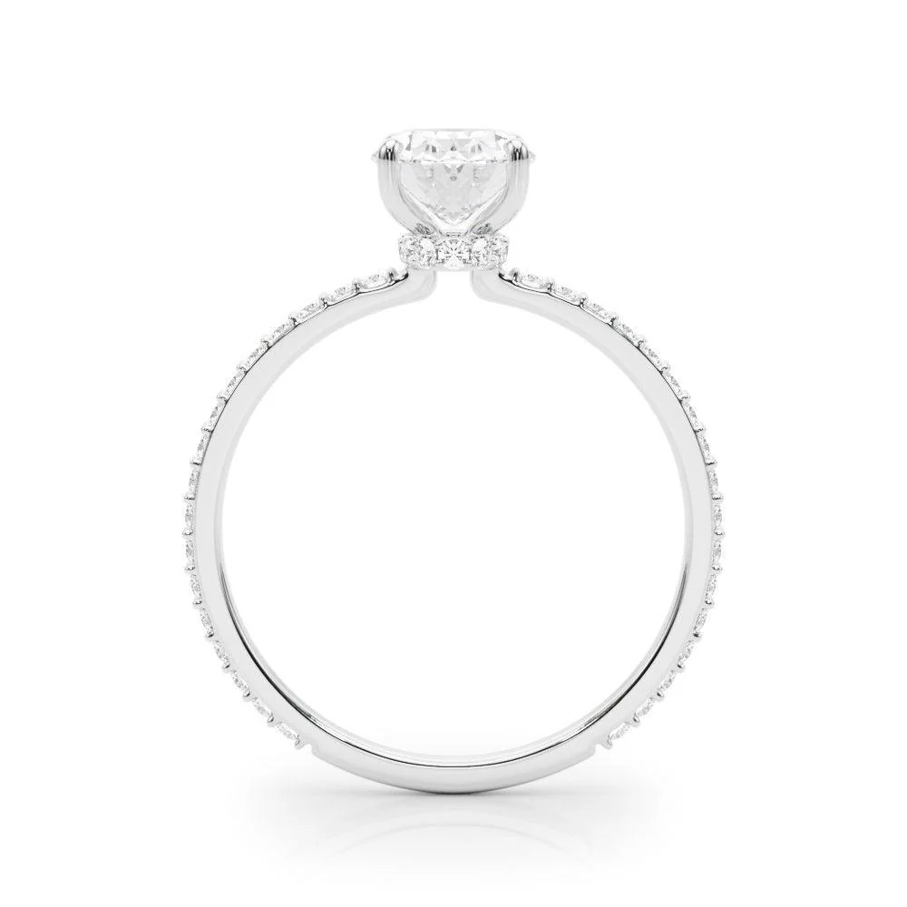 Jade Hidden Halo Setting - Image 3
