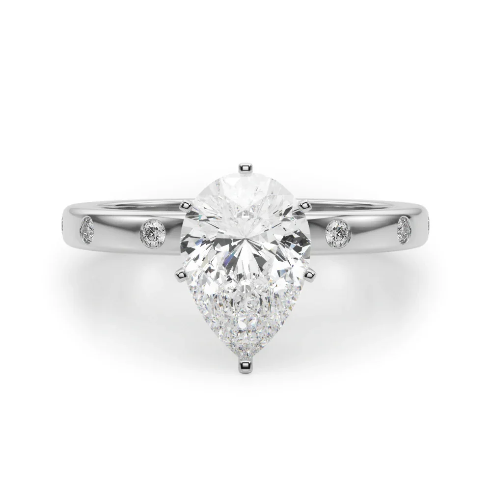 Karol Bezel Setting - Pear - Image 3