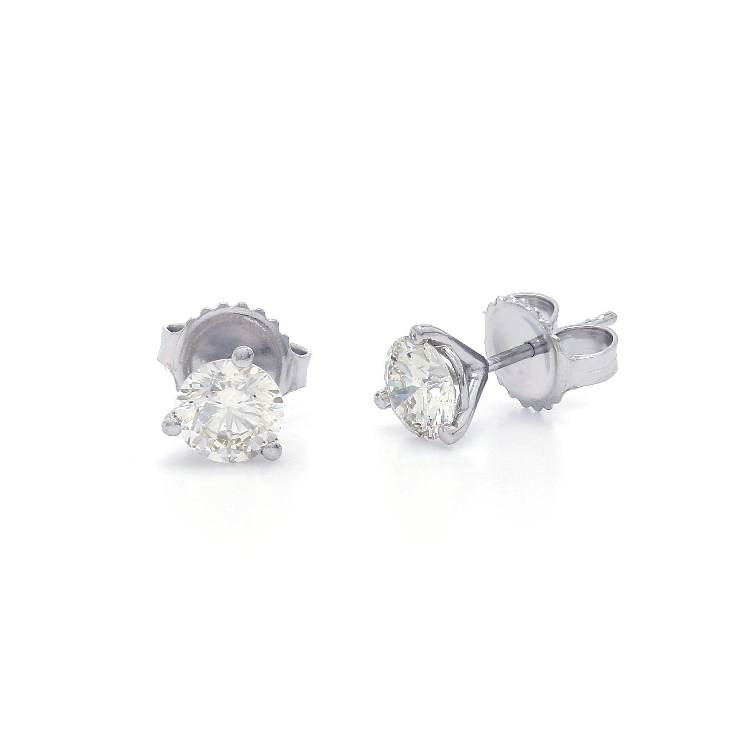 Ethel Earrings 1 1/4Ctw IGI Certified J-K
