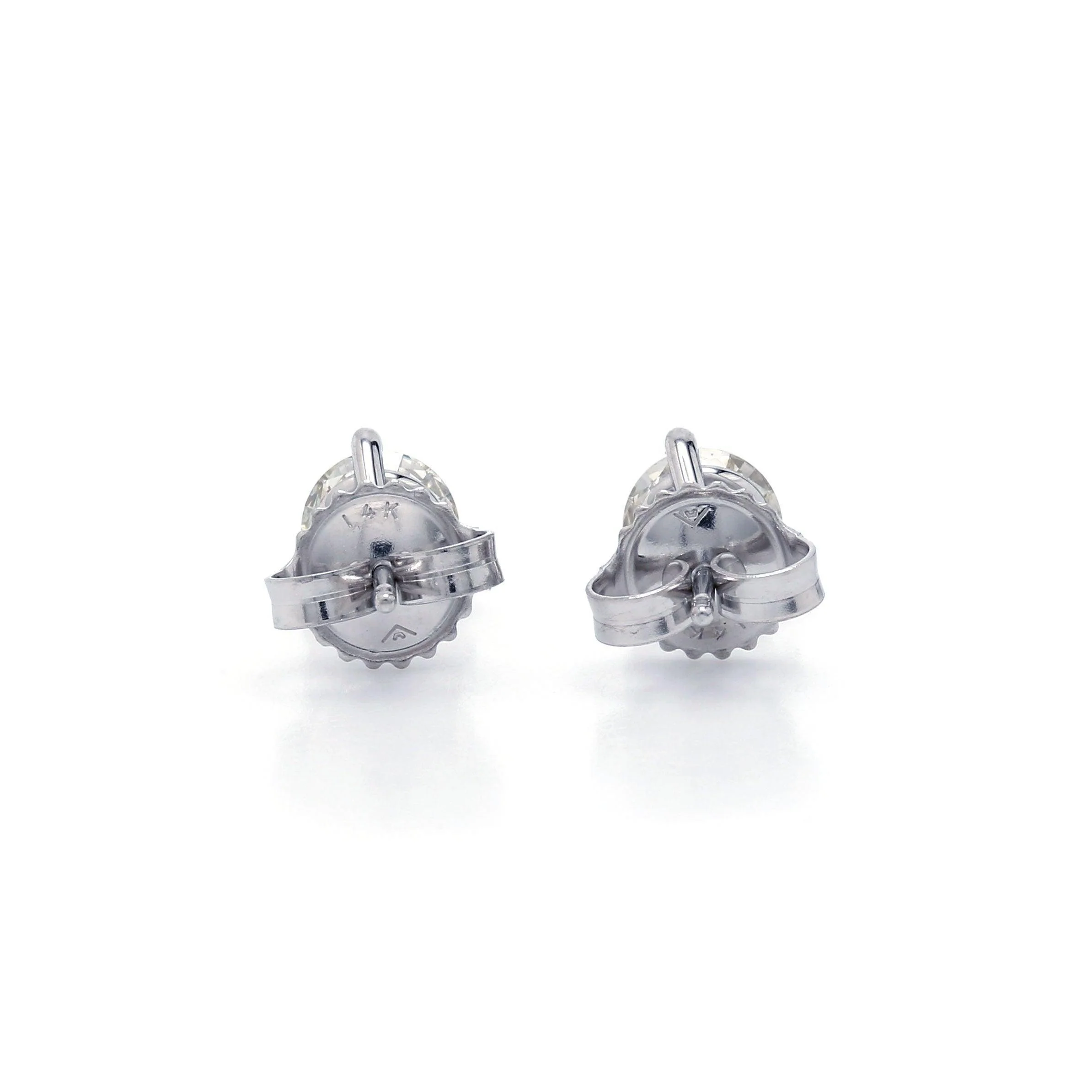Ethel Earrings 1 1/4Ctw IGI Certified J-K - Image 3