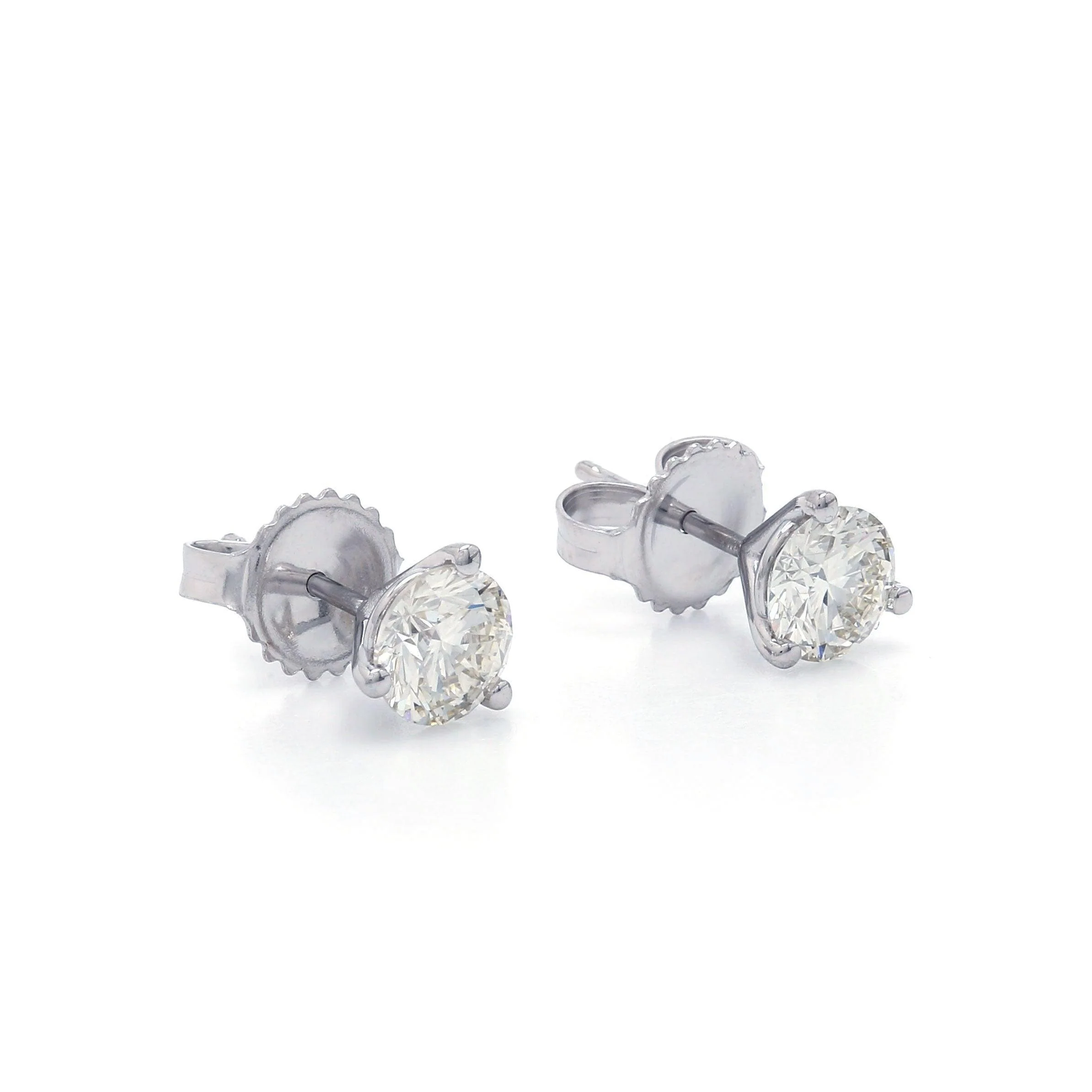 Ethel Earrings 1 1/4Ctw IGI Certified J-K - Image 6
