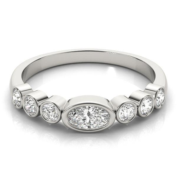 Oval Stackable Ring 1/4Ctw - Image 2