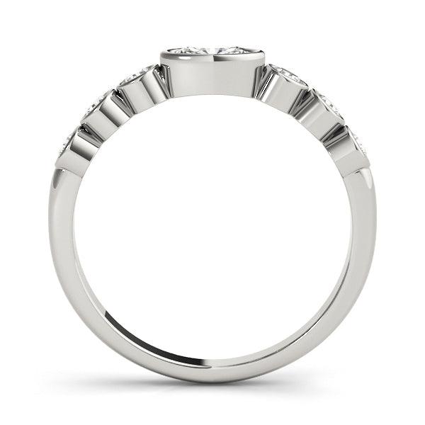 Oval Stackable Ring 1/4Ctw - Image 3