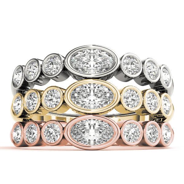 Oval Stackable Ring 1/4Ctw - Image 4