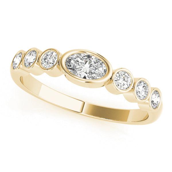 Oval Stackable Ring 1/4Ctw - Image 5