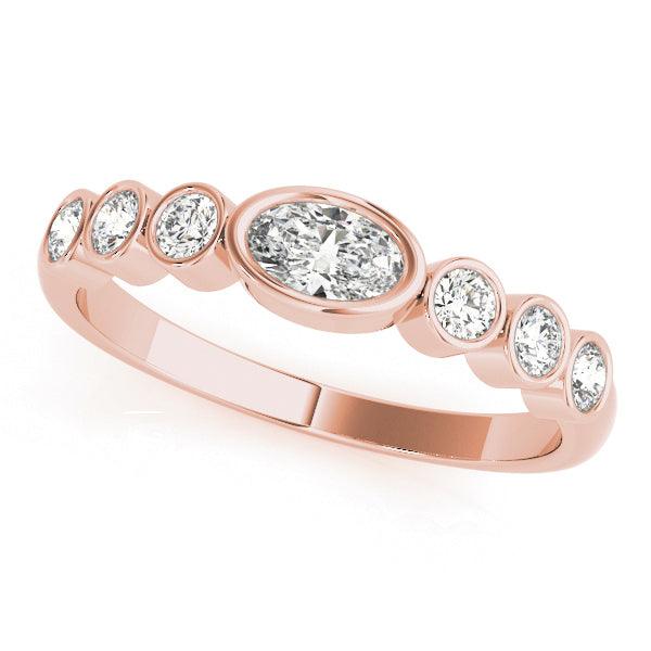 Oval Stackable Ring 1/4Ctw - Image 6