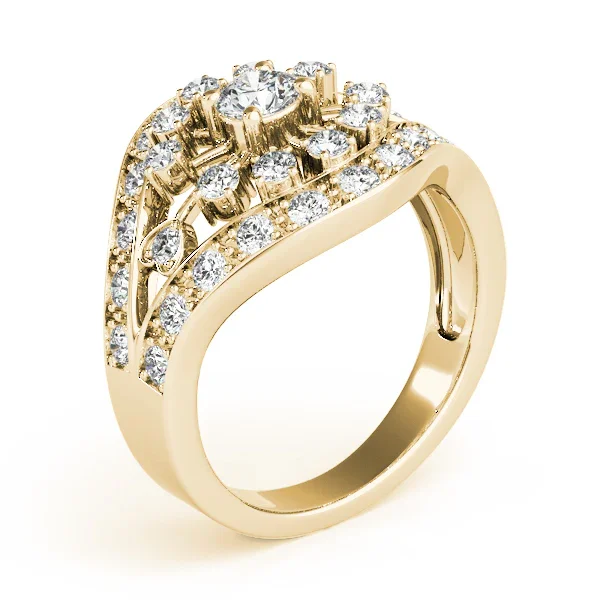 Sunburst Diamond Fashion Ring - Image 6