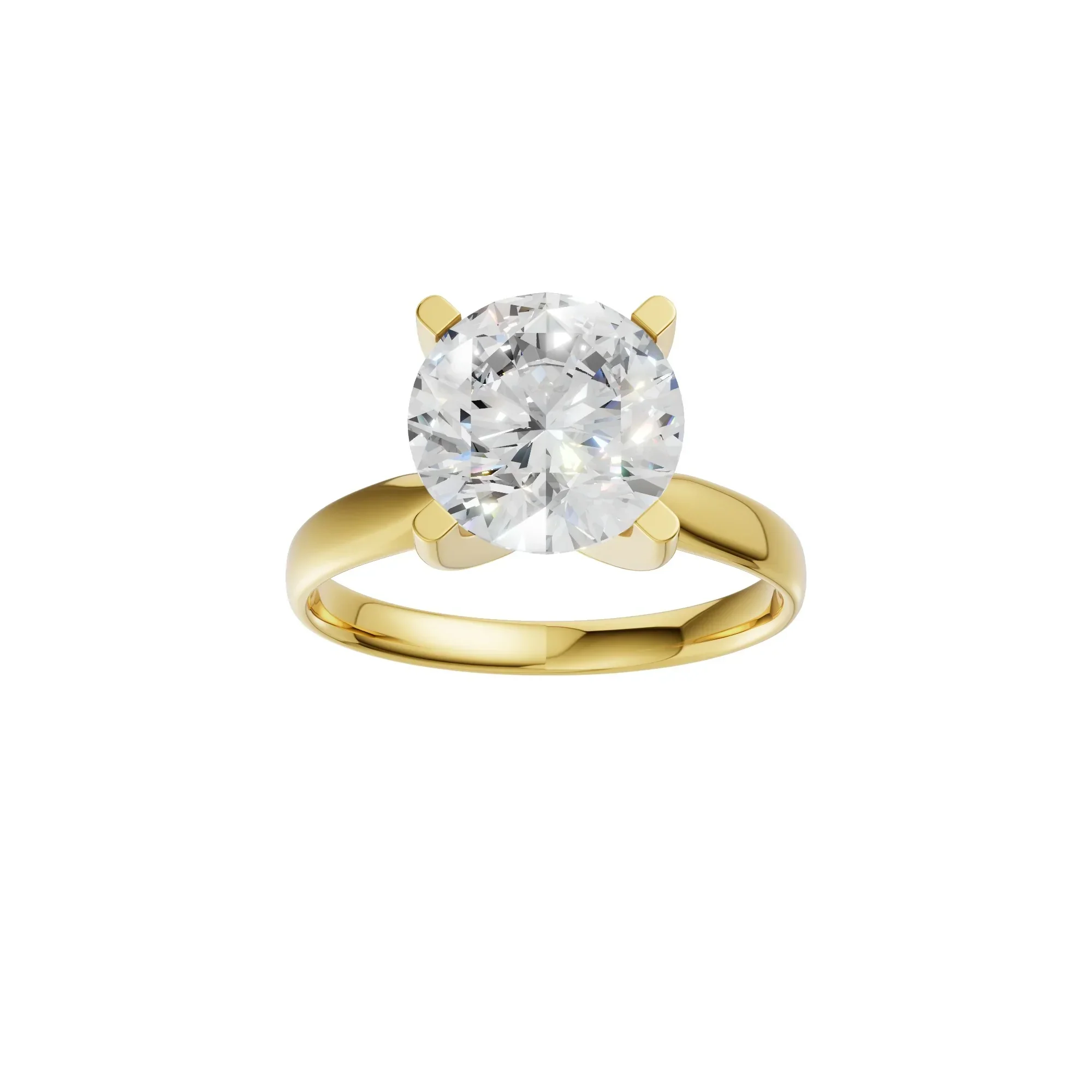 Round Solitaire Ring 3.0Ct - Image 2
