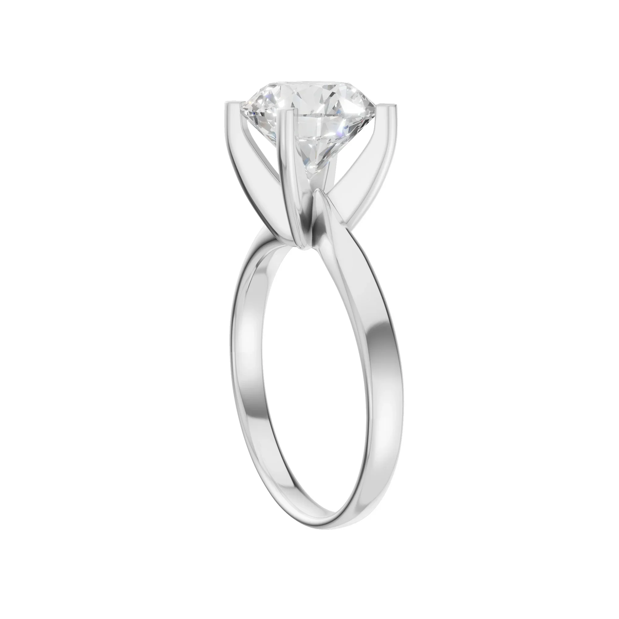 Round Solitaire Ring 3.0Ct - Image 3