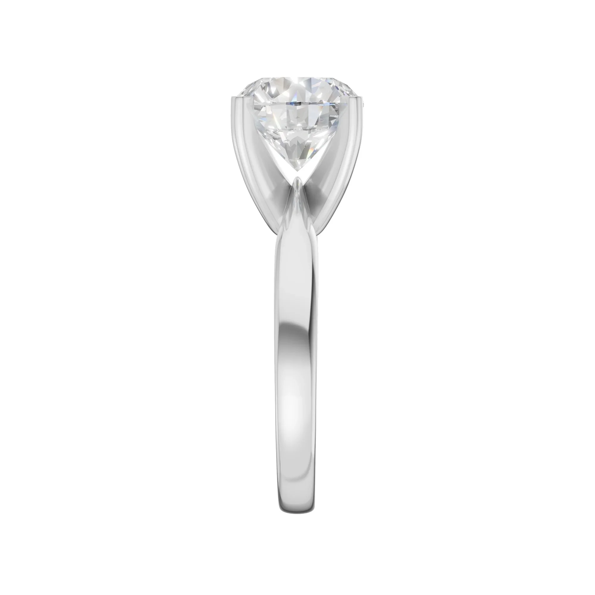 Round Solitaire Ring 3.0Ct - Image 5