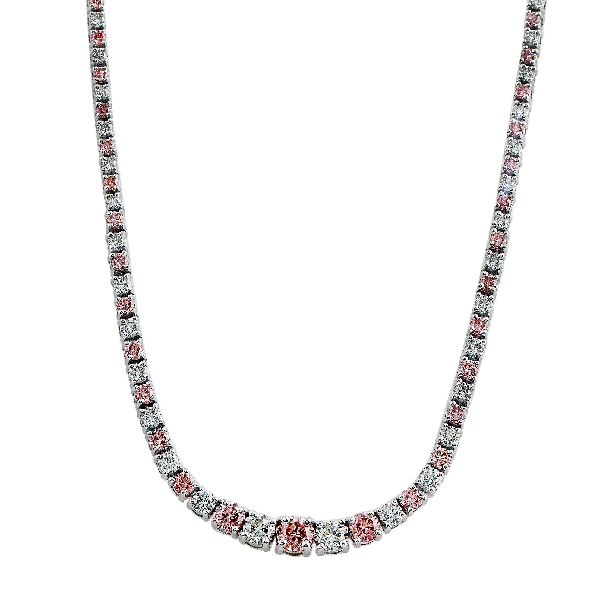 Sage Necklace - 10.0 Ctw. Pink