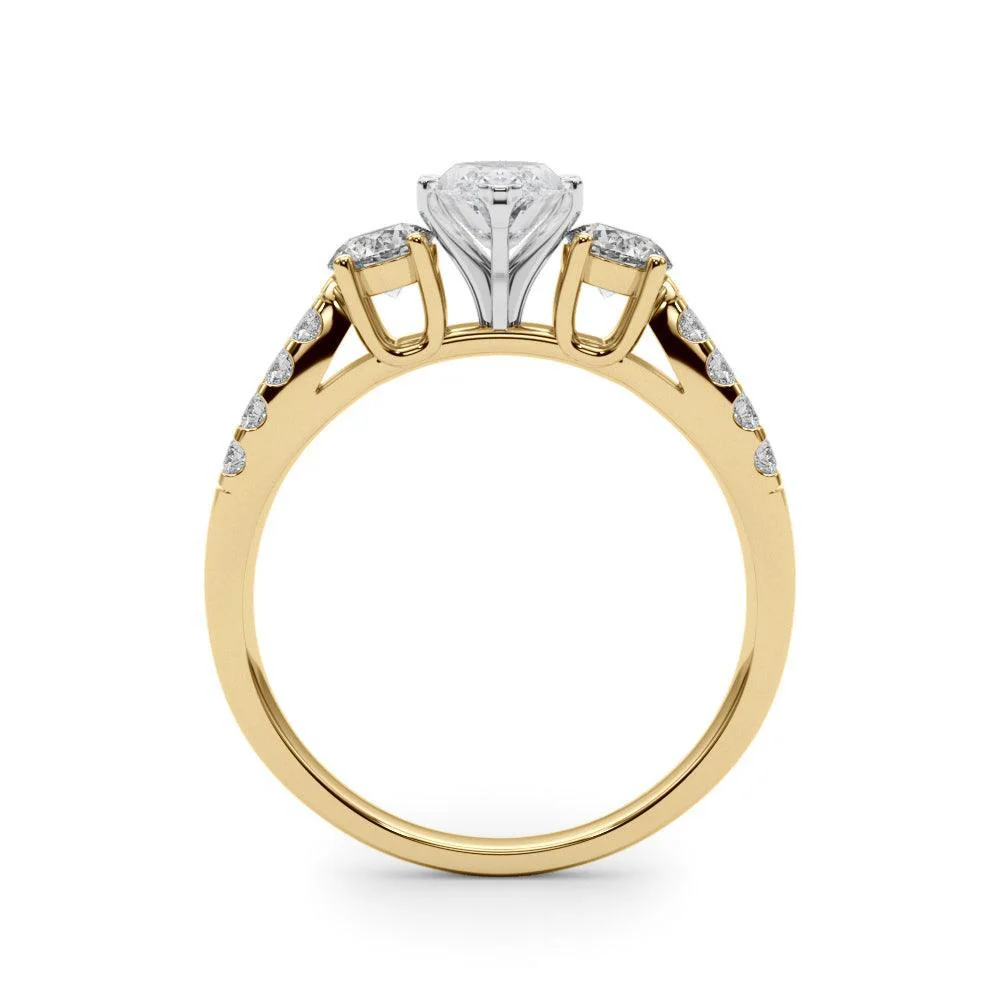 Tracy 3 Stone Setting - Marquise - Image 3