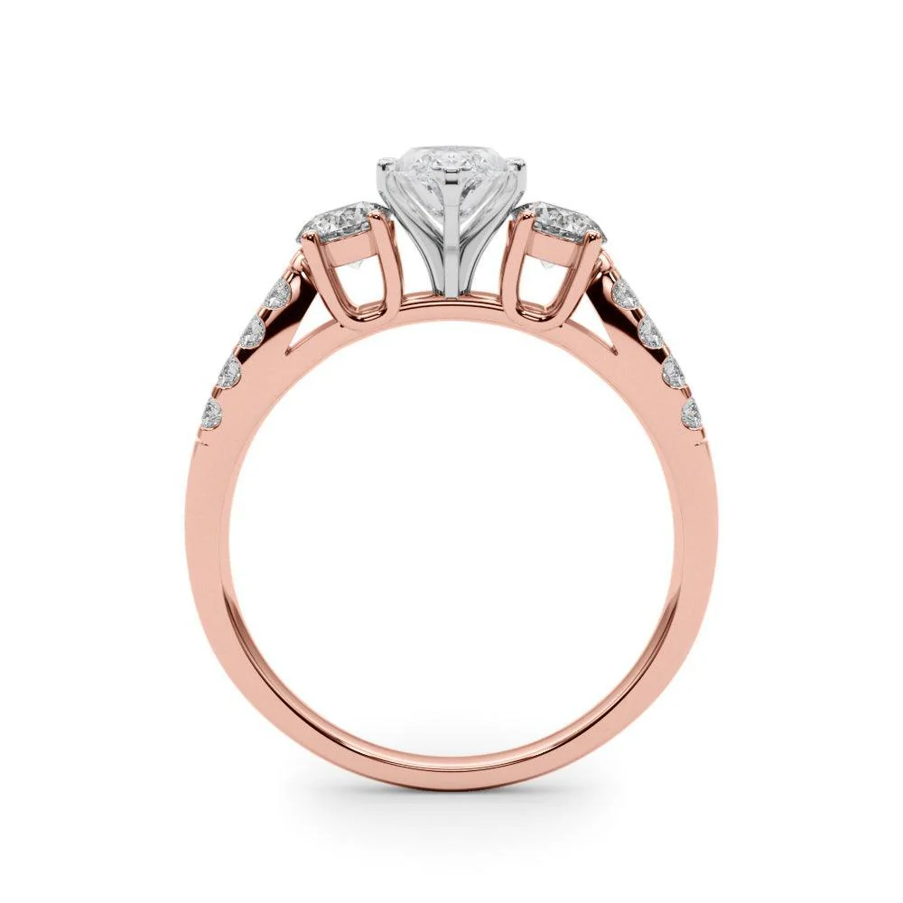 Tracy 3 Stone Setting - Marquise - Image 4