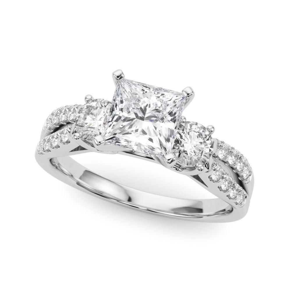 Tracy 3 Stone Setting - Princess