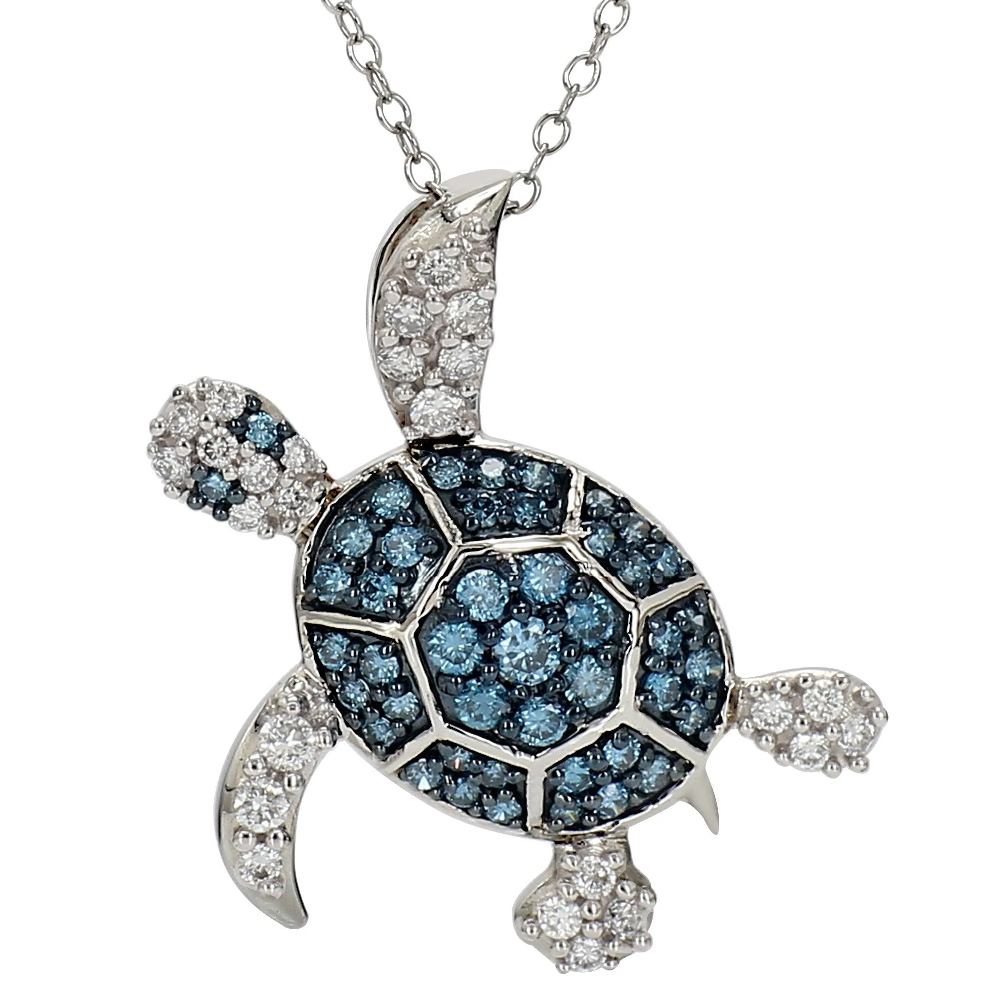 Turtle Pendant - 1.0 Ct. T.W.