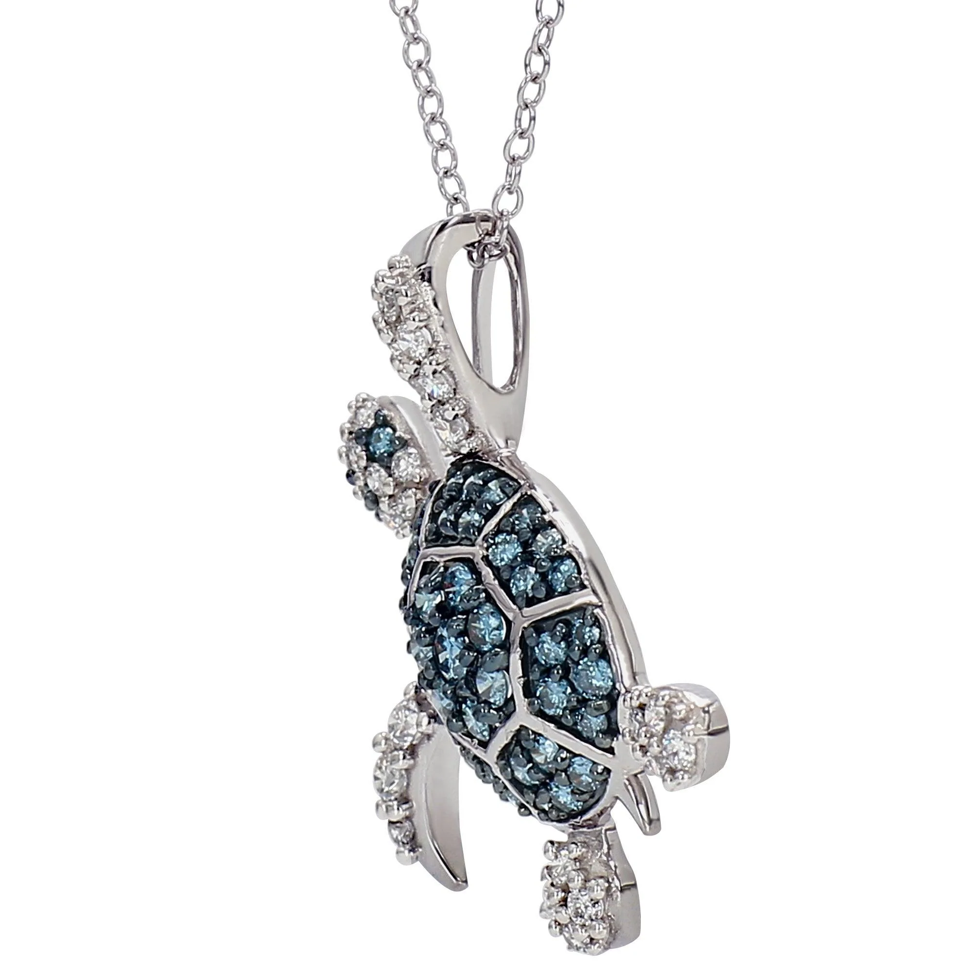 Turtle Pendant - 1.0 Ct. T.W. - Image 2
