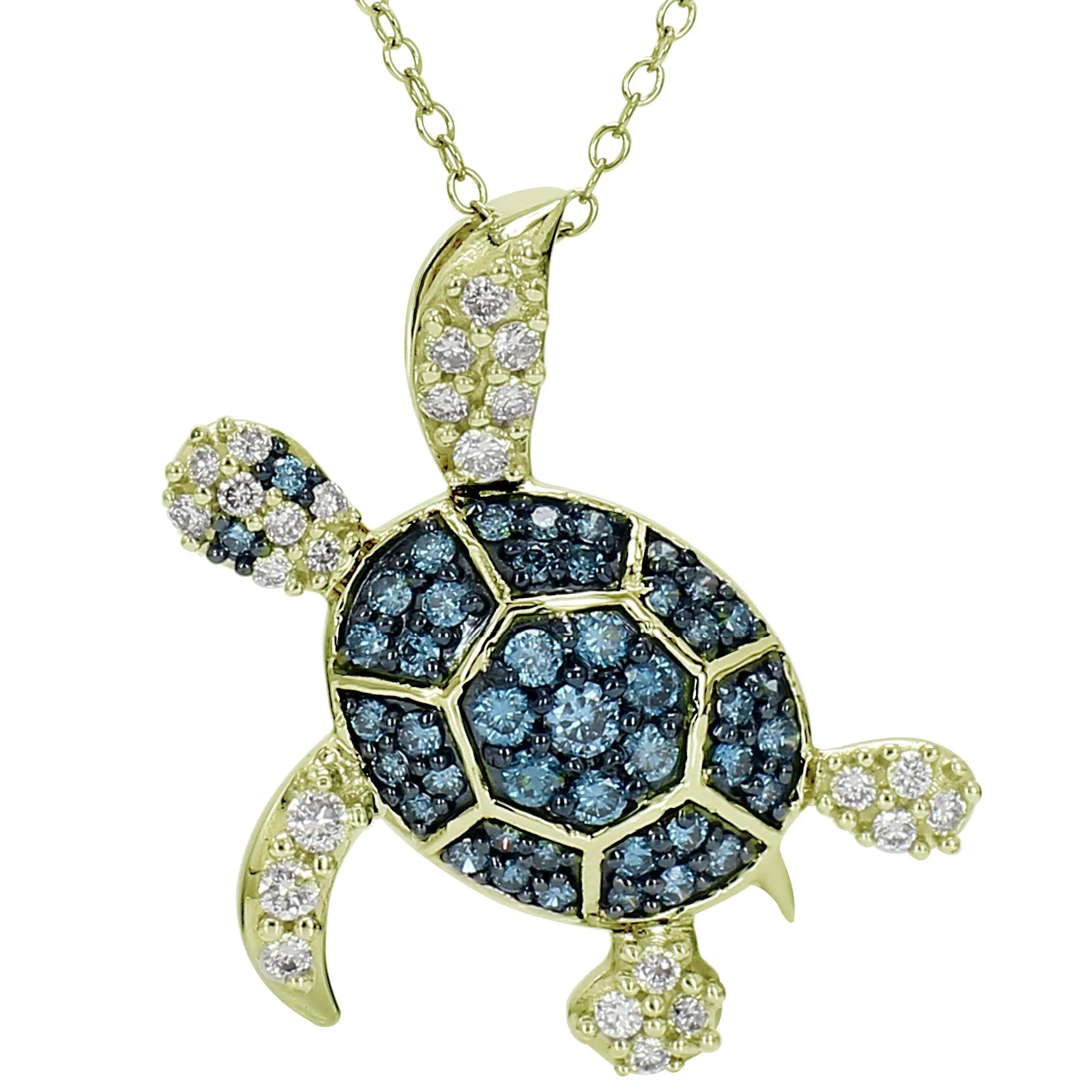 Turtle Pendant - 1.0 Ct. T.W. - Image 5
