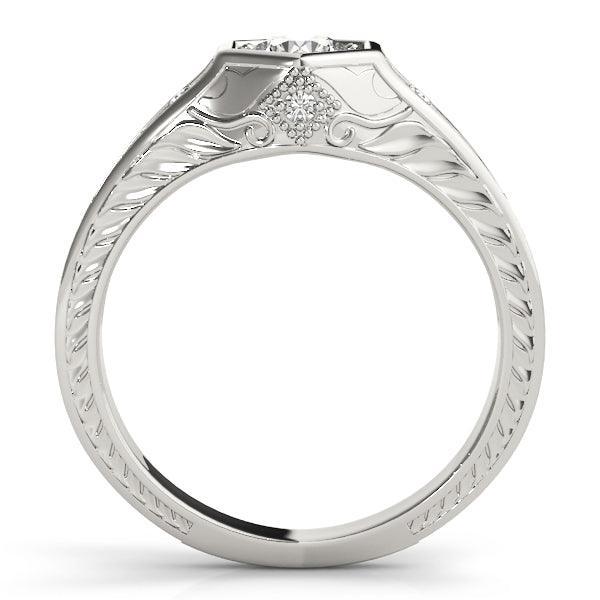 Vintage Thelma Engagement Ring 1/2 Ct IGI Certified - Image 2