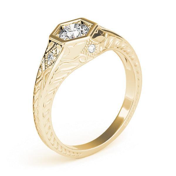 Vintage Thelma Engagement Ring 1/2 Ct IGI Certified - Image 6