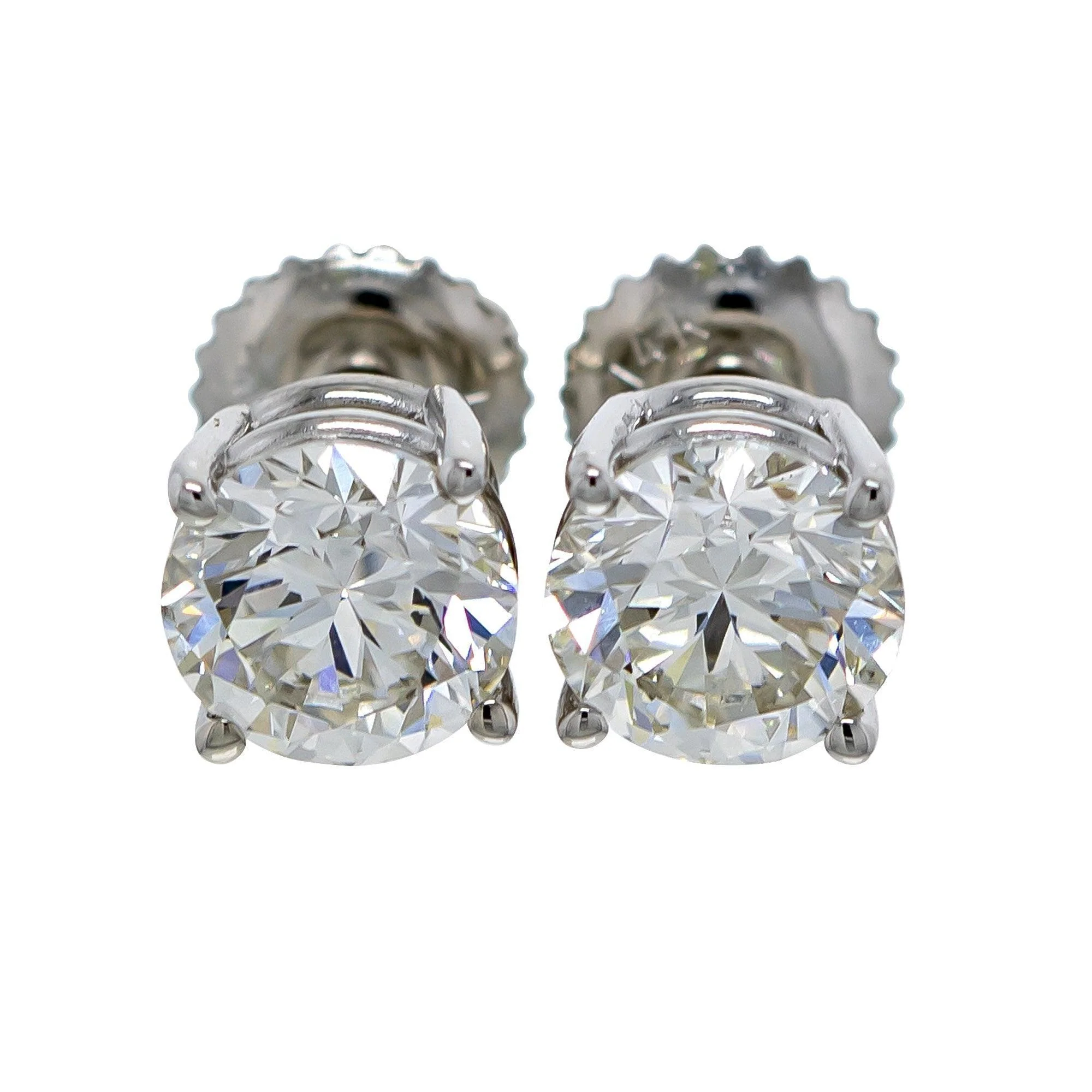 Marilyn Earrings 1 1/4Ctw. Certified - Image 4