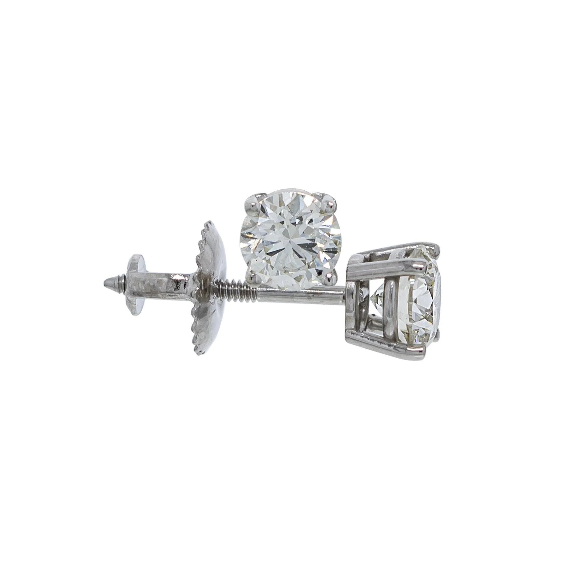 Marilyn Earrings 1/2Ctw. Certified - Image 3